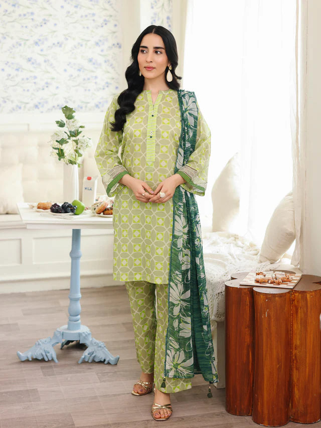 Pret 3Pc Printed Lawn Suit