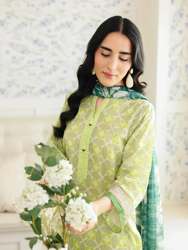 Pret 3Pc Printed Lawn Suit