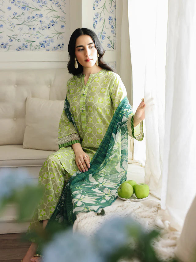 Pret 3Pc Printed Lawn Suit