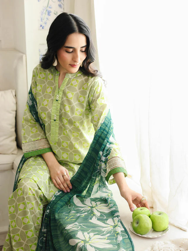 Pret 3Pc Printed Lawn Suit