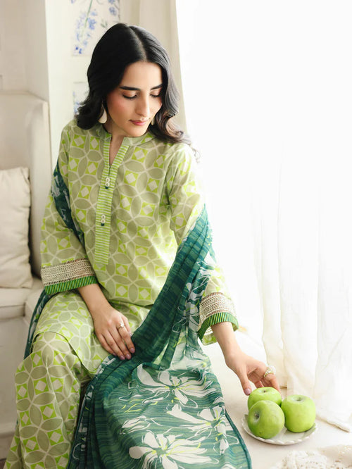 Pret 3Pc Printed Lawn Suit